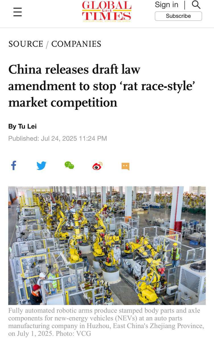 TSoumyaraj's tweet image. 🛑 Lithium Price Manipulation? China’s Putting an End to It

Beijing’s crackdown on unfair pricing including dumping &amp;amp; margin wars, is a game-changer for lithium markets:

⚠️ No more “rat race” NEV (New Energy Vehicles) price wars

📉 Less artificial pressure on lithium spot

🔋…