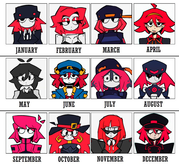 XenXenXen012's tweet image. a little shitpost.
your birth month = your nikku
#hotline204