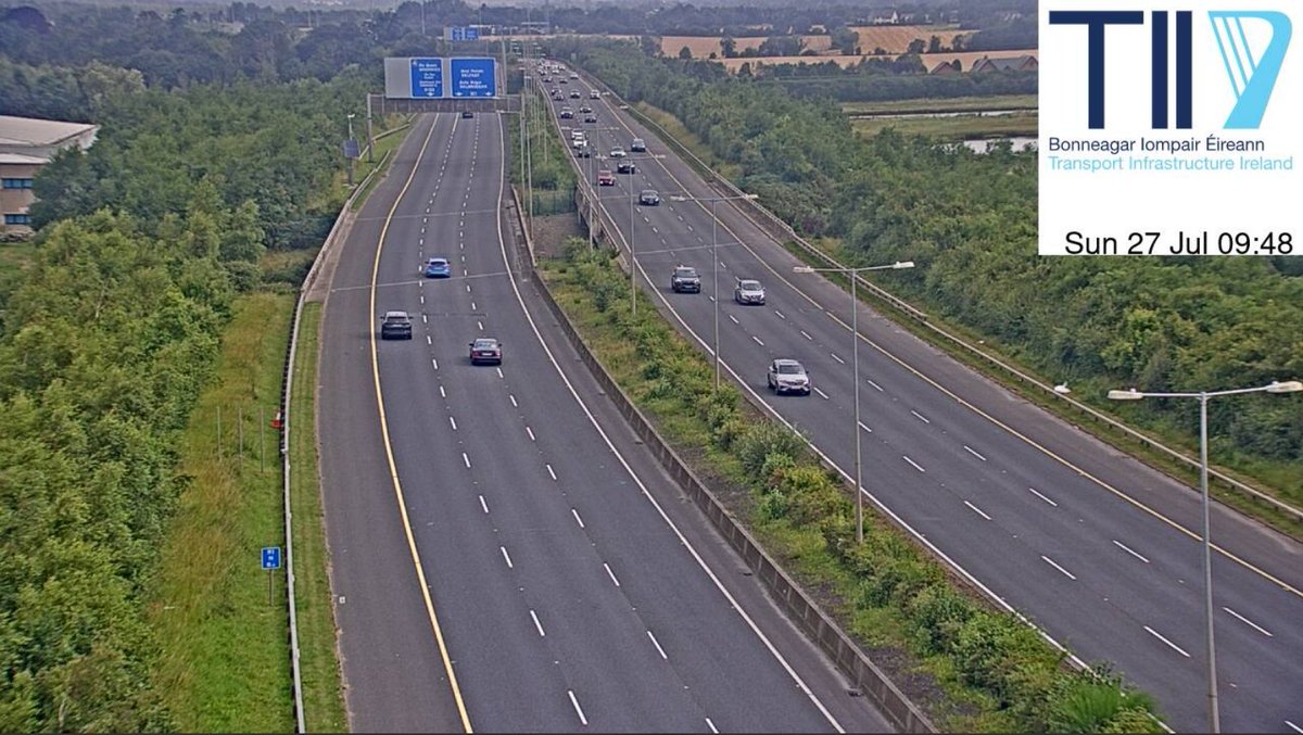 TIITraffic's tweet image. Congestion Report!
Currently, there are no delays across the motorway network.
Please check traffic.tii.ie
Be the driver you’d want beside you!🤗
#TII #RoadSafety #Bethedriver #slowdown