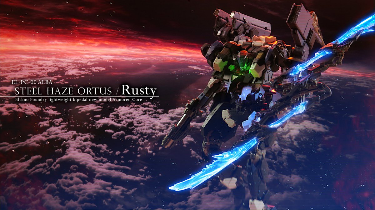 ibukkey's tweet image. 夜明けを導く蒼の牙

#AC6
#ROBOT魂
#オモ写