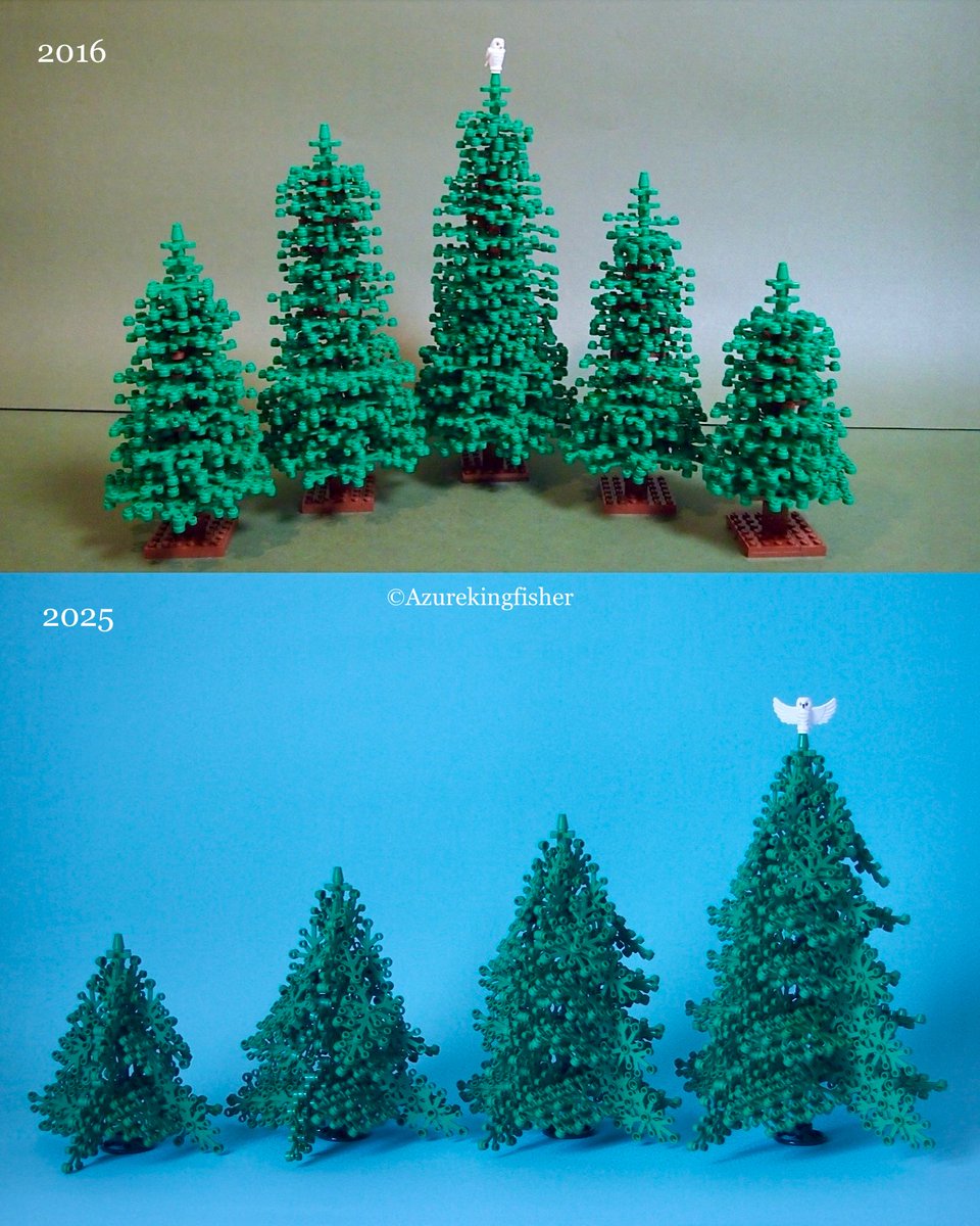 Azur_lego's tweet photo. 針葉樹
2016年と2025年の比較
#LEGO #legotree #legomoc #レゴ https://t.co/DhT5kDHhgt