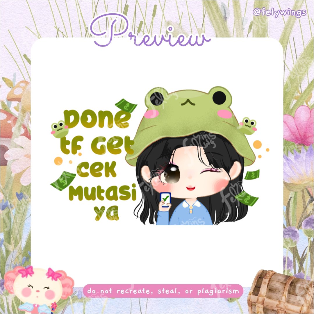 felywings's tweet image. thanks for ordering๐
(Logo chibi &amp; sticker chat chibi)