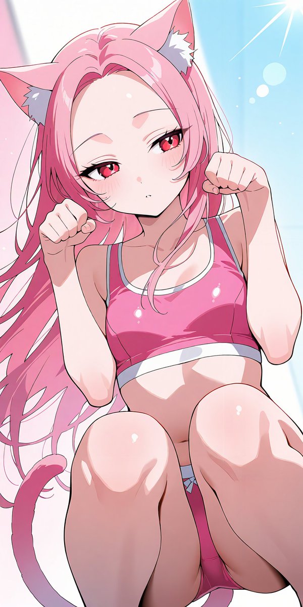 tosh_aish's tweet image. Sports Bra🩷🐈
#AIスポブラ部