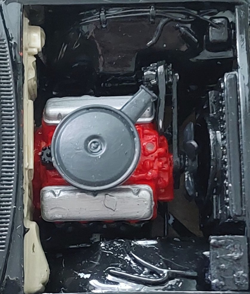 SamCarter_33's tweet photo. Just finished my scale model of the impala that my best friend gifted me for Christmas. It was my first time so there's definitely stuff that I would do differently if I could 🤣 but I'm proud of it. Assembling all the tiny pieces of the engine was so hard but so satisfying! https://t.co/QxcTdzpCdJ