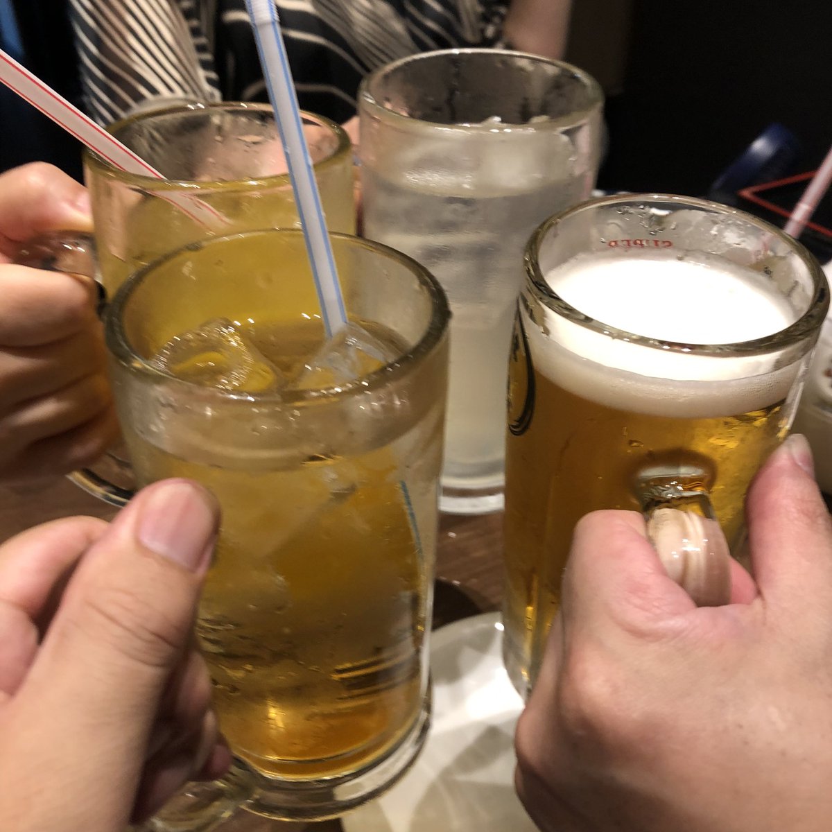 ferio2's tweet image. アフターにて
倒れずに終えられて良かった〜