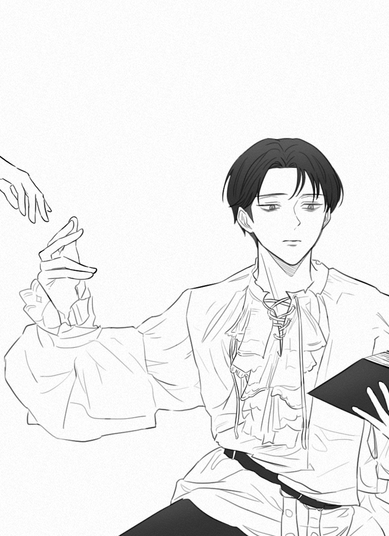 teatinne's tweet image. 한지 손만 나온 립한 (옷 사진 참고)  

#リヴァハン #levihan #aot