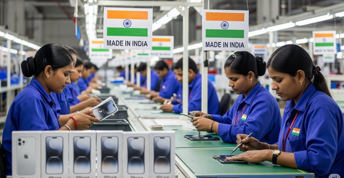 Currentreport1's tweet image. BREAKING:
🇮🇳🇺🇸 India now supplies 36% of all smartphones imported into the United States.
This surge means 1 in every 3 smartphones entering the US is now made in India.