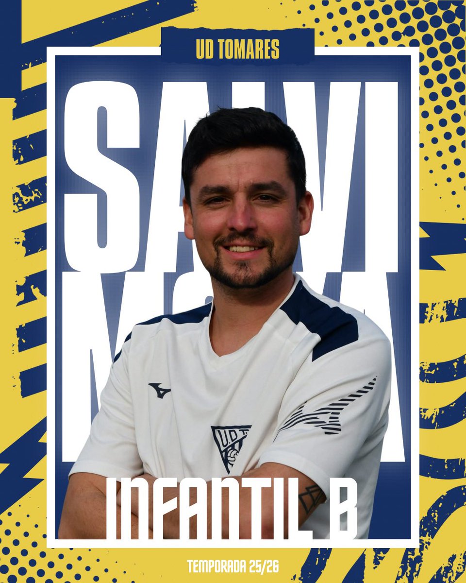 🟡 𝐂𝐚𝐧𝐭𝐞𝐫𝐚 𝐔𝐃𝐓 | 𝐈𝐧𝐟𝐚𝐧𝐭𝐢𝐥 𝐁

Salvi Moya renueva como entrenador y será el encargado de dirigir nuestro segundo equipo infantil para la temporada 25/26.💛

¡Vamos mister! 🤝🏼

#CanteraUDT #AquiEstamosOtraVez