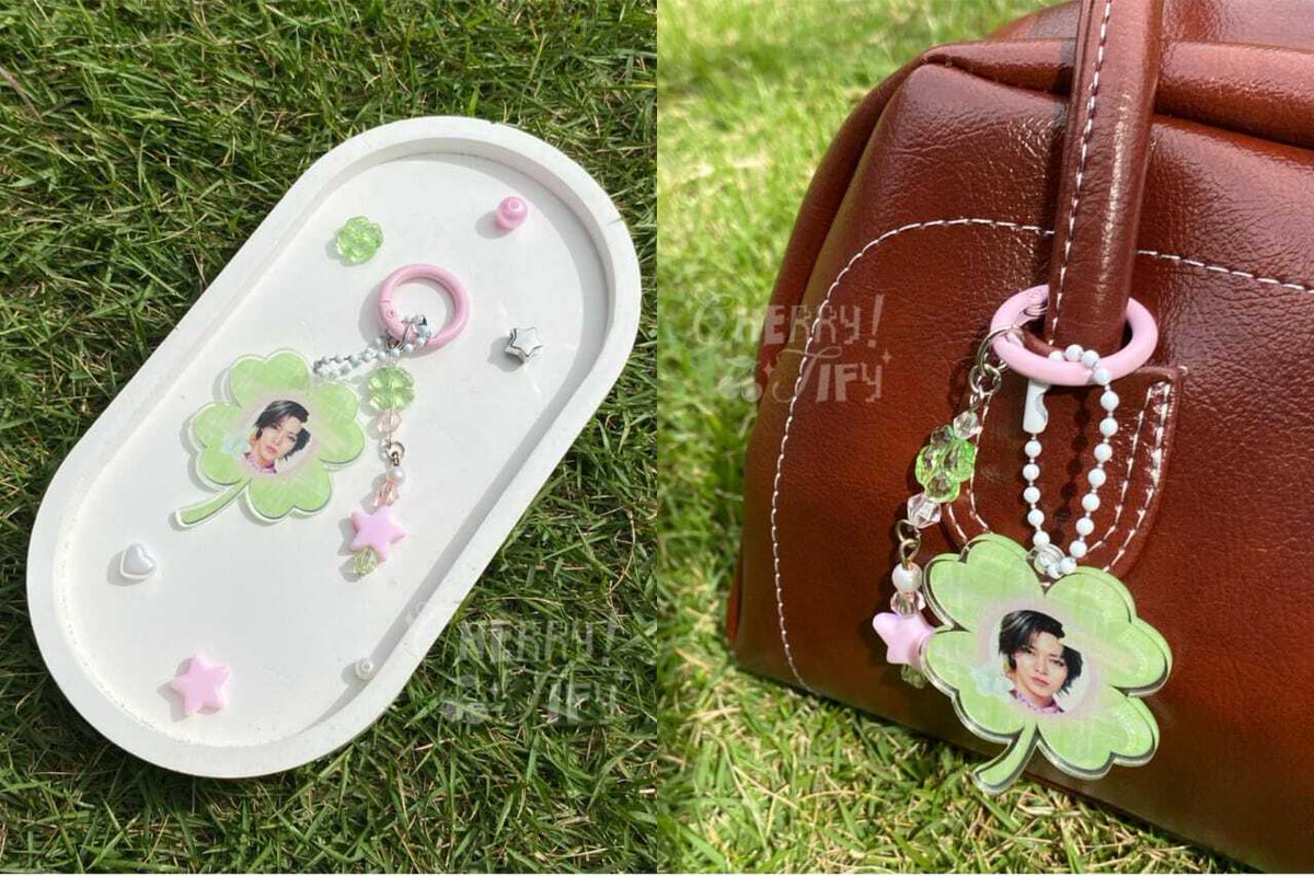 stuffsite's tweet image. sells — haloo aku mau open PO clover keychain ini (28.000) free custom foto ya. ada yang mau di tag? kindly drop your @
(cherrytify)