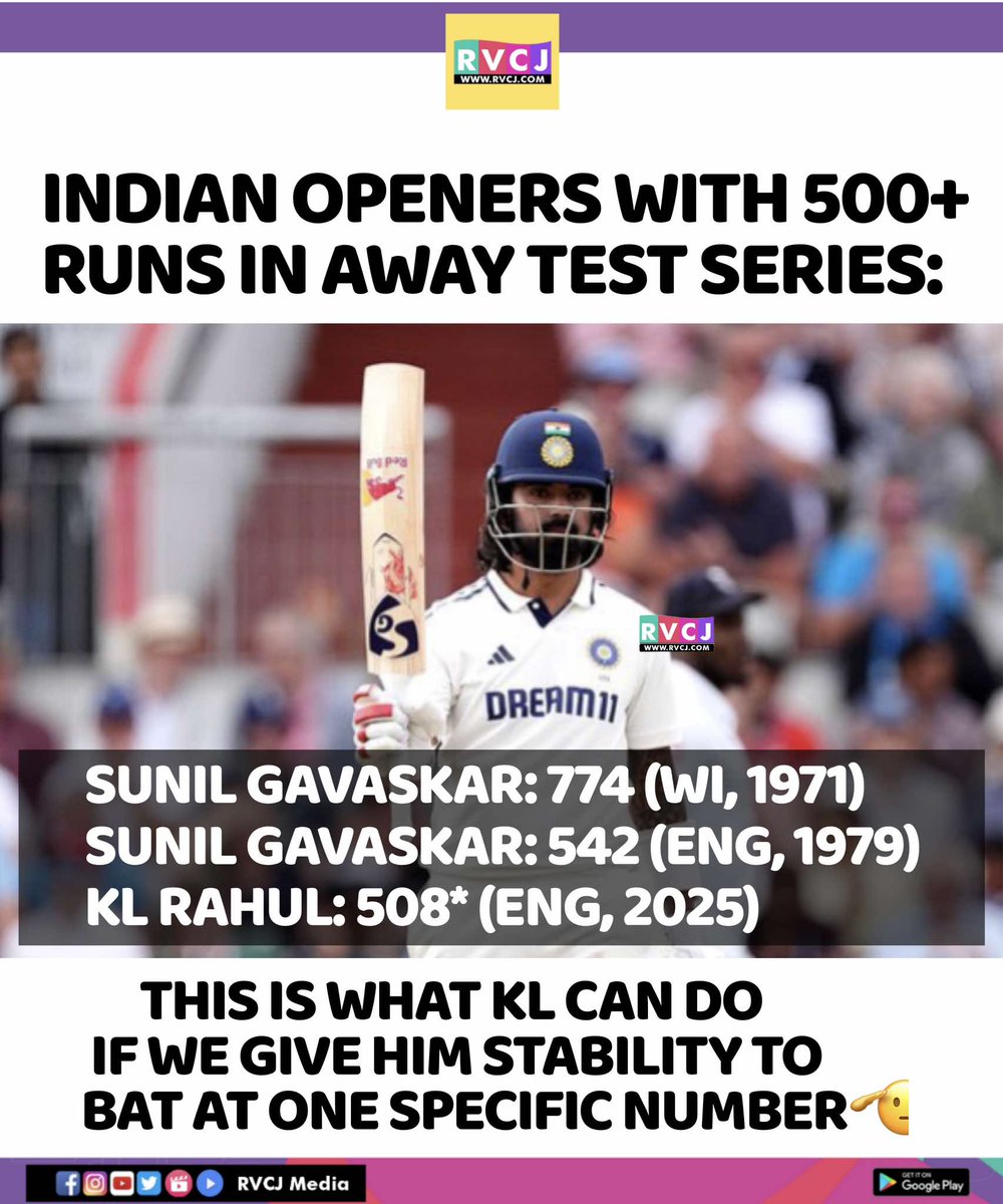 RVCJ_FB's tweet image. KL Rahul joined the elite club 500+