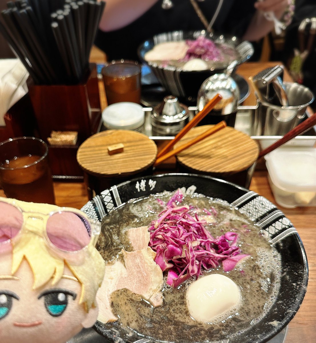 xxmrymh's tweet image. めちゃめちゃ楽しかったです（ラーメン美味すぎるのでコラボ終わってもまた行きます）