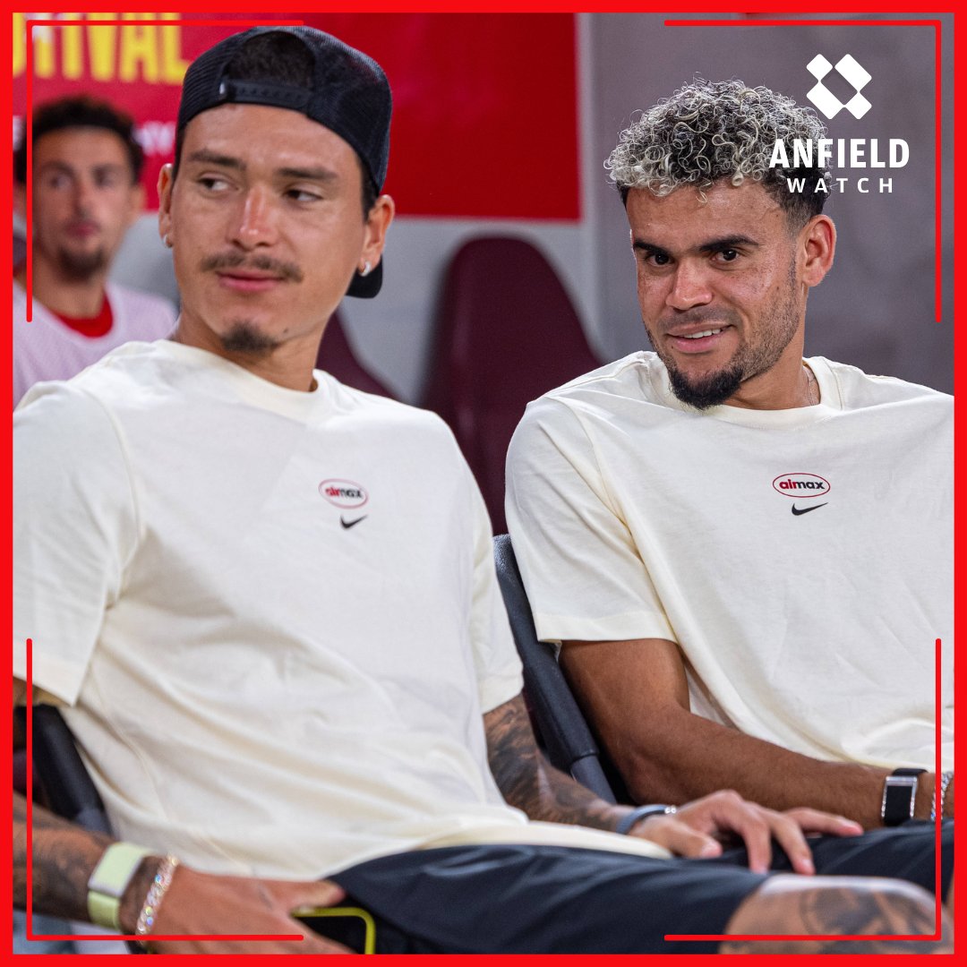 AnfieldWatch's tweet image. Have Luis Diaz and Darwin Nunez played their last games for the Premier League champions? There&apos;s Saudi interest in the No9 while the No7 looks set for Bayern Munich 🔜