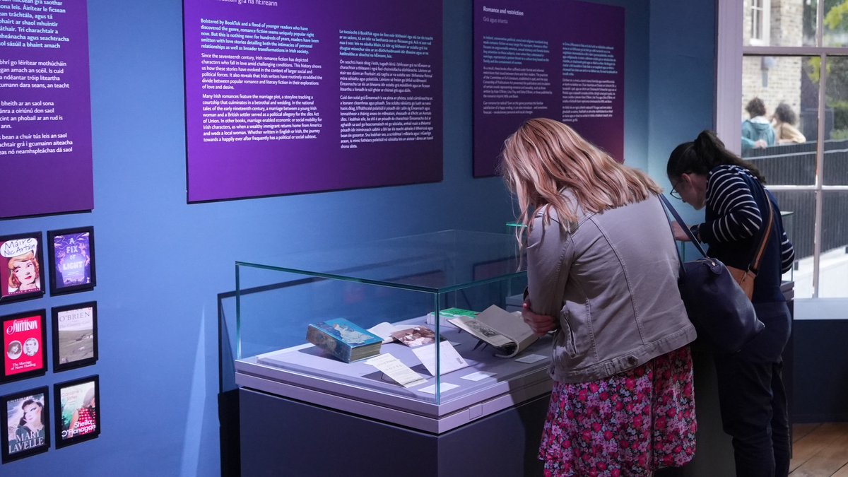 Visit @moli_museum and explore the forgotten history of Irish romance fiction. 🌹

💘 New exhibition 'Happy Ever After' is open now and runs until 9 November. Visit their website for more info + booking: moli.ie/exhibitions/ha…