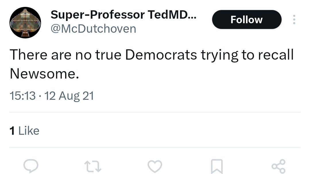 Robin_of_A's tweet image. You'd think that after four years of trying, Teddum's would have figured out how to spell Newsom.