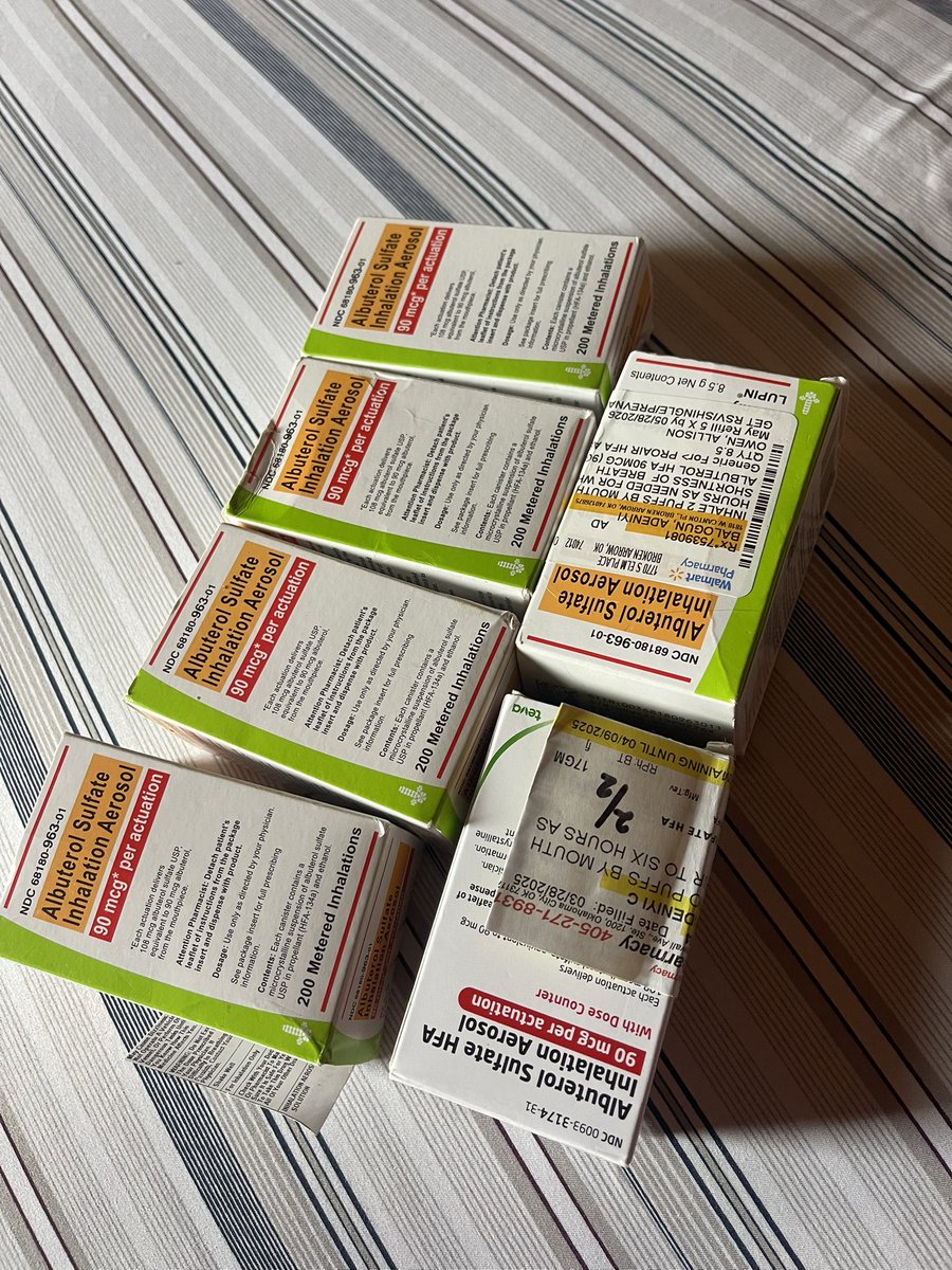 Please,  if you’re asthmatic and you need inhaler and you’re a Lagos resident, kindly reach out, I have few to give out..

They were brought from the US for my cousin and they will expire next year, I want to give some out..