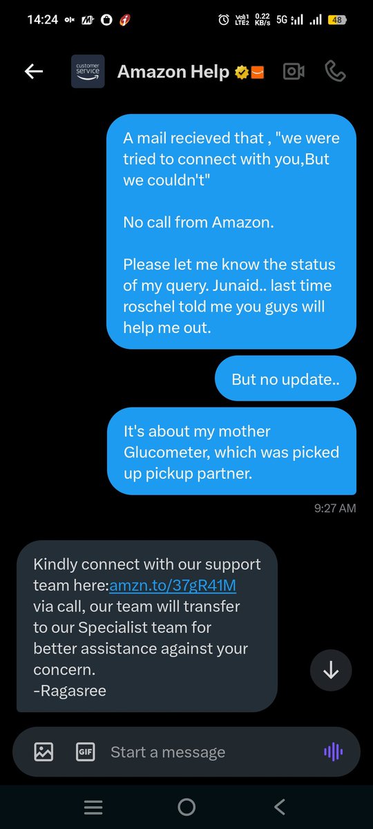 devdthakur's tweet photo. Only your team is asking to connect while I myself tried multiple times to get the solution over call with Amazon customer support team. But no solution. @AmazonHelp @amazonIN @amazon @JeffBezos https://t.co/lPX3cQ7o4e