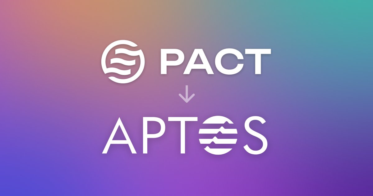 Daddy_Flacko's tweet image. PACT brought $1B+ in credit assets to @Aptos and it's only getting started.
This is the DeFi experiment that is a real protocol built for licensed lenders and underserved markets.
Born from 9 months of incubation with Aptos Foundation, @pactconsortium is now live and alreadyβ¦
