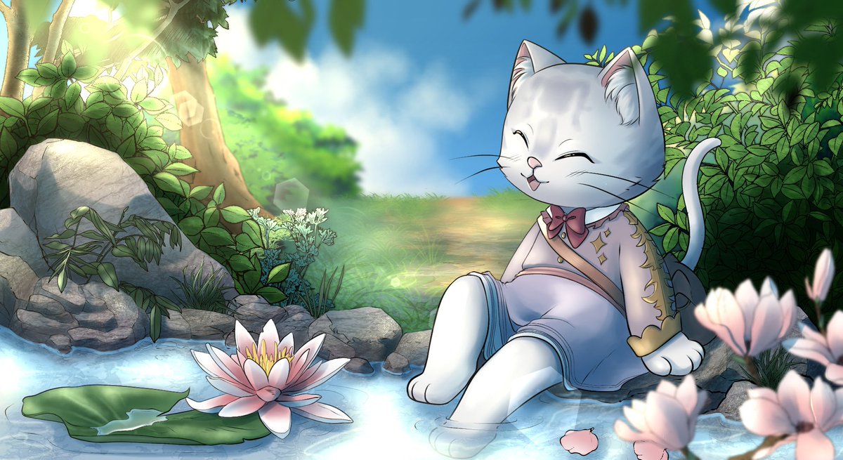 SaffyreUmi's tweet image. Thanks @marshtangryfrog for this very lovely new illustration! 
I&apos;m excited to use it as my background screens for streaming ╰(*°▽°*)╯

Get your very own by commissioning the cute froggy~

#uminyart