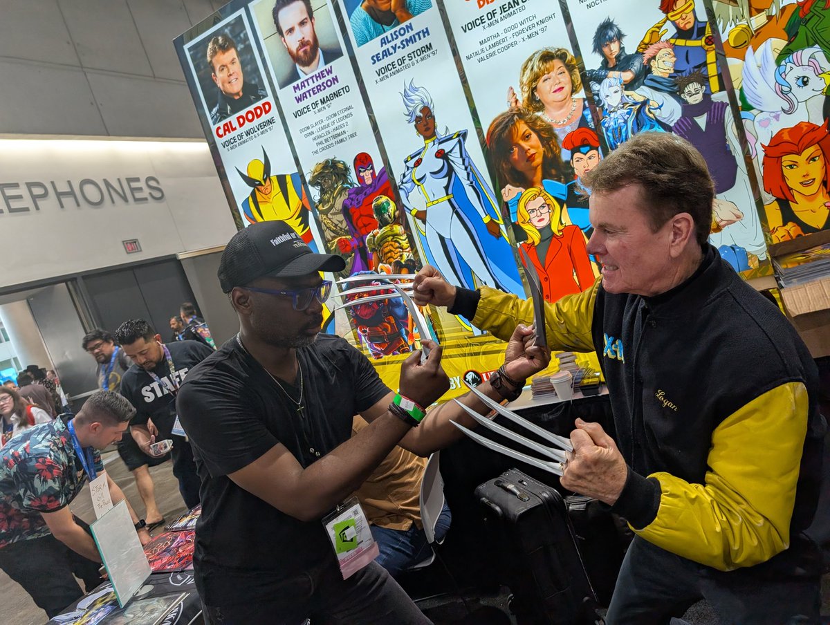 BuzzWorthyRadio's tweet image. I can honestly say... My heart is full. Meeting the voice actors of #xmen #XMen97 was just an absolute thrill! #SDCC