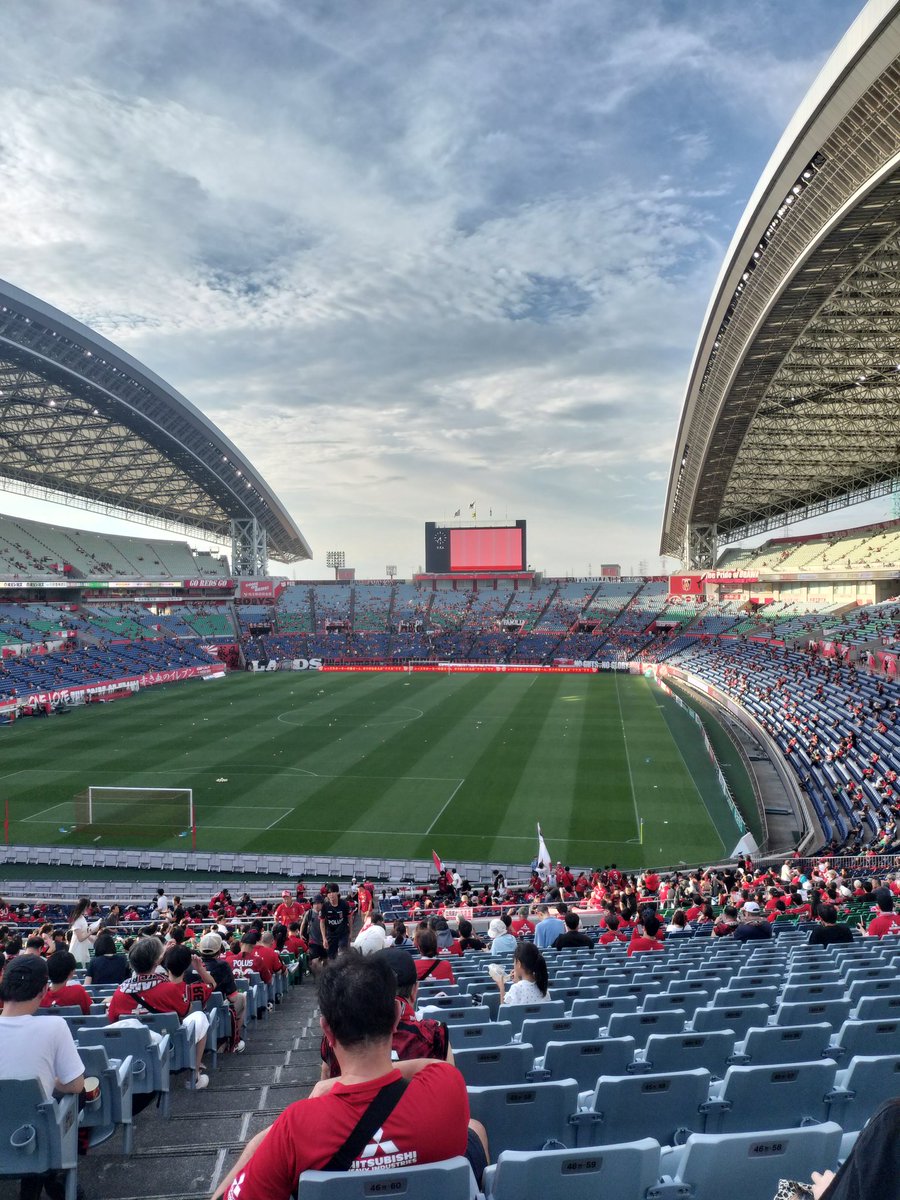 今日はここから
今日も浦和レッズ絶対勝利を。