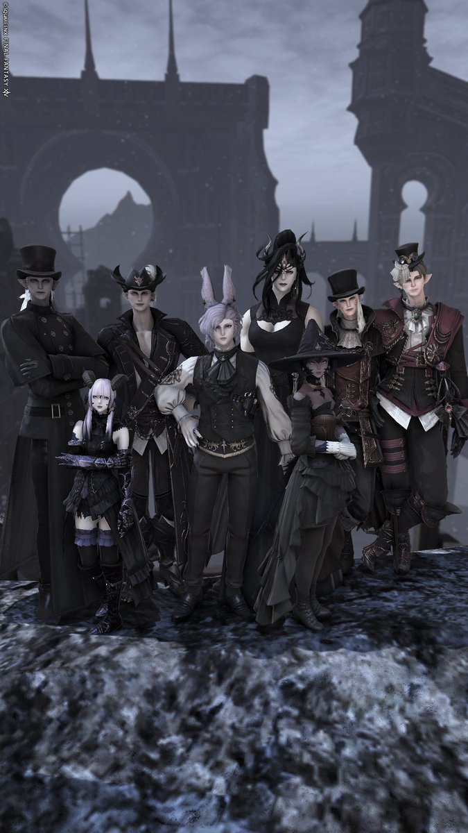 cainusalvah's tweet image. 最後に大好きイシュガルドでもパチリ♪ 楽しかった~ありがとう♡
#m_lescouus #FF14Nocturnal #FF14魔族会