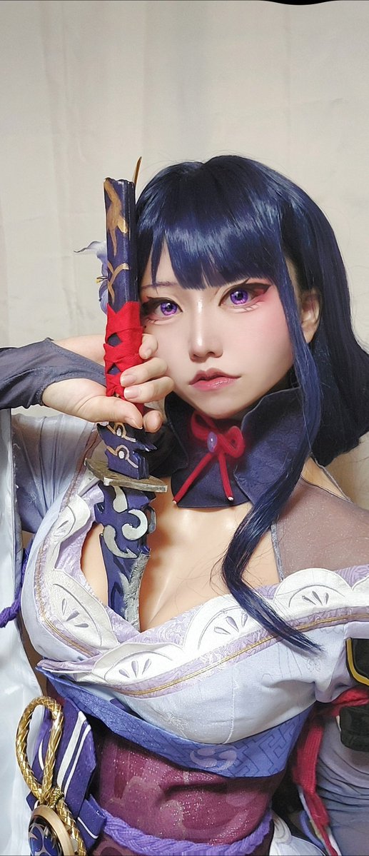 yoake_cos_'s tweet image. 雷電将軍 cos