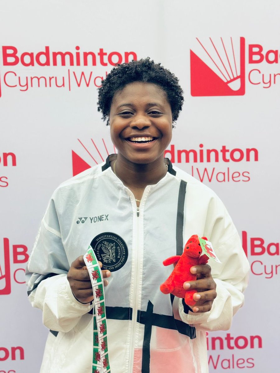 DukeofBourdilon's tweet image. Nigeria's Eniola Bolaji has won a Gold medal in the Women’s SL3 category at the 2025 British &amp;amp; Irish Para-Badminton International. 

She defeated the World No. 1 Player, Qonitah Syakuroh to win the medal. Congratulations to the Kwara State born winner 🏆🎉