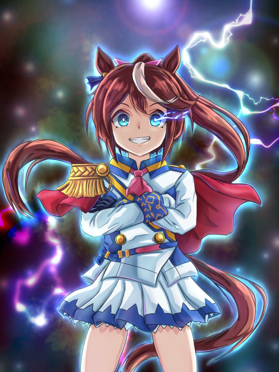 DomokunVAAAAA's tweet image. 『帝王』
#ウマ娘 #トウカイテイオー #イラスト #Umamusume #TokaiTeio