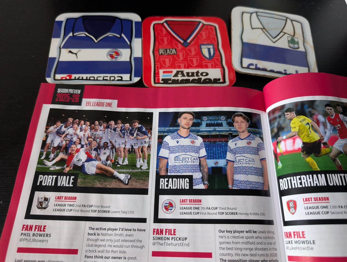 TheTilehurstEnd's tweet image. 📖 Grab a copy of @FourFourTwo's excellent season preview, available right now, and you'll find a lil section from us talking about #ReadingFC's 25/26 season