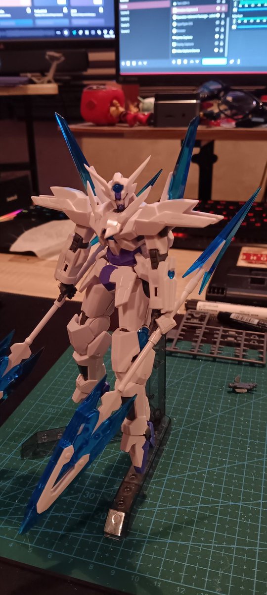 SuperBacon93's tweet photo. Another one built. What gundam should I build next? Catch my next stream when I go live https://t.co/08B4FP0YaM #Gundam #modelkits #twitch https://t.co/EMVHvNzIli