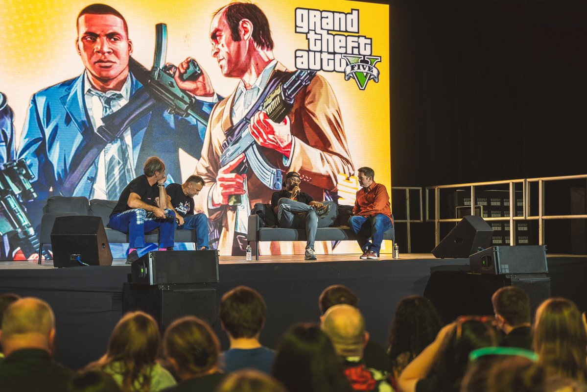 comconmanc's tweet image. When the GTA crew hits the stage, you know you're in for a great panel 😎
Who else was watching yesterday?
📷 Dan Burgess
