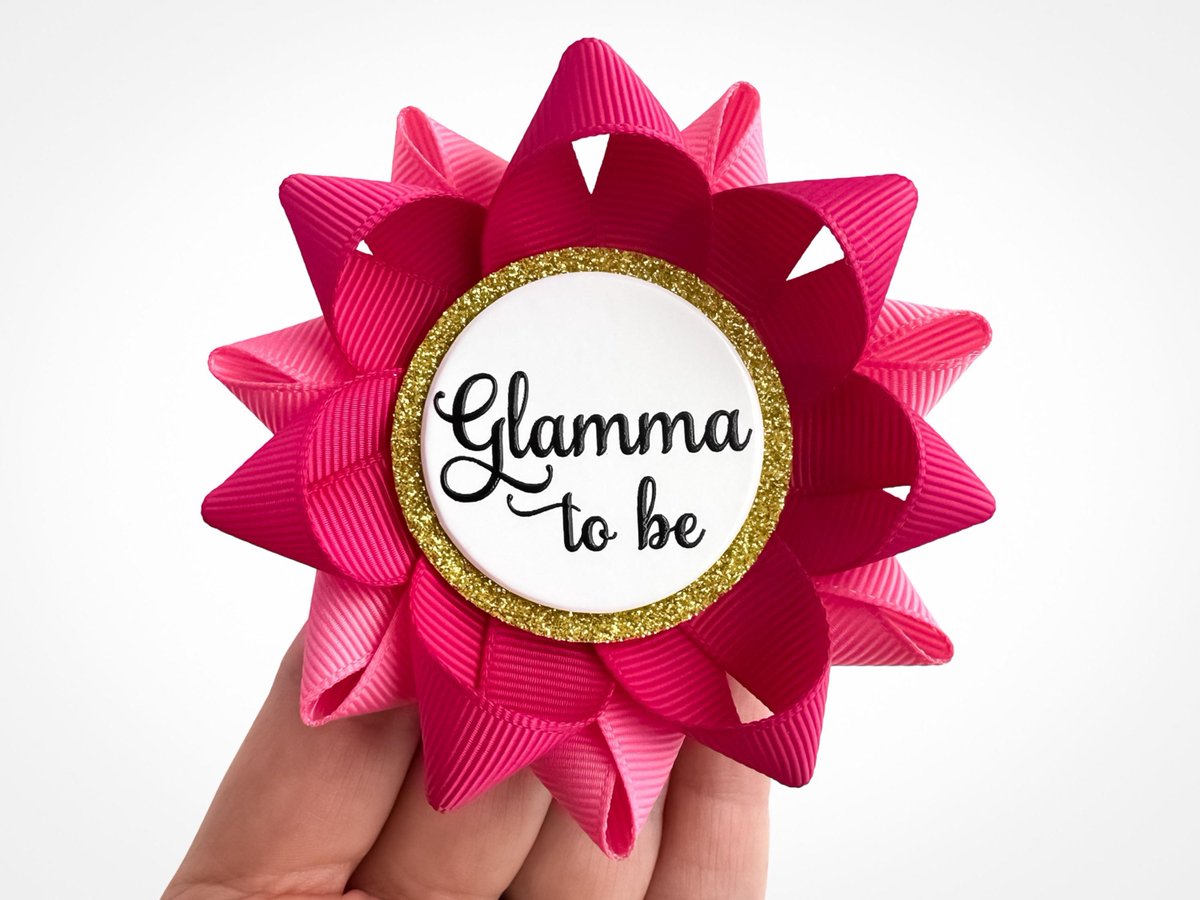 PPerceptions's tweet image. Glamma to Be Pin, Glamma Gifts, Hot Pink Baby Shower Decorations, Baby Girl Shower, Gift for New Mom, Fuchsia and Bright Pink tuppu.net/2aa4cbe8 #babyshower #events #Etsyshop #partyplanning #shopsmall #weddings #handmadegifts #HotPinkGold