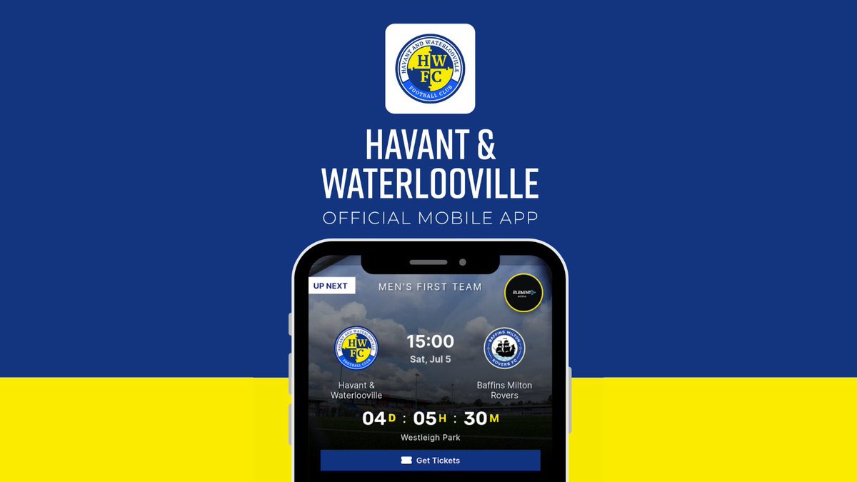 HWFCOfficial's tweet image. 𝗪𝗲’𝘃𝗲 𝗚𝗼𝗻𝗲 𝗗𝗶𝗴𝗶𝘁𝗮𝗹, 𝗛𝗮𝘄𝗸𝘀 𝗙𝗮𝗻𝘀!
In case you missed it– the brand-new Official Havant & Waterlooville App has landed and is ready to download on iOS and Android!
Head through the link below to read more and download 👇
🔗: havantandwaterloovillefc.co.uk/hwfc-official-…
#HWFC…