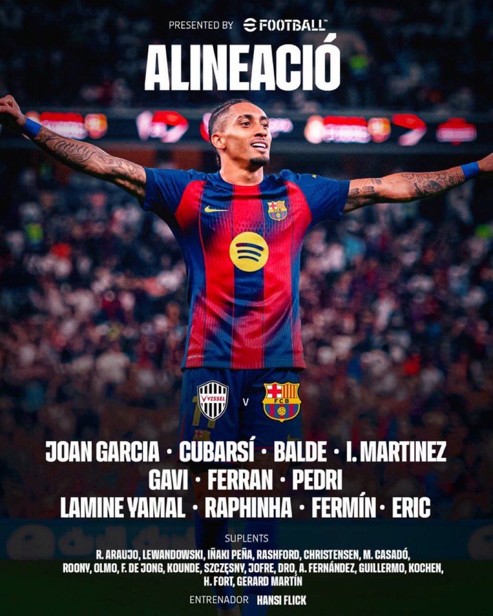 Heyy Culers what do you all think about the Line up 🌝🌝? 💙❤️