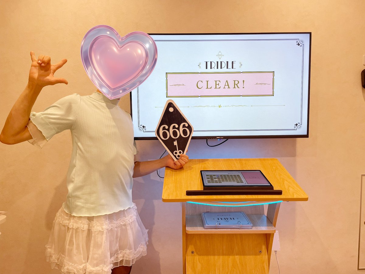 LD_muy_friente's tweet image. #room666 #TRIPLE 成功!!
TIME: 600 / 666 s (通常モード)
通常モードにしてよかったー!! これタイムアタックモードだと成功はおろか、十分楽しめるポイントまで届くのすら人間業じゃないよ!!www
こういう短時間・少人数の集中勝負はいくらあってもいいからね、濃密に楽しませていただきました!