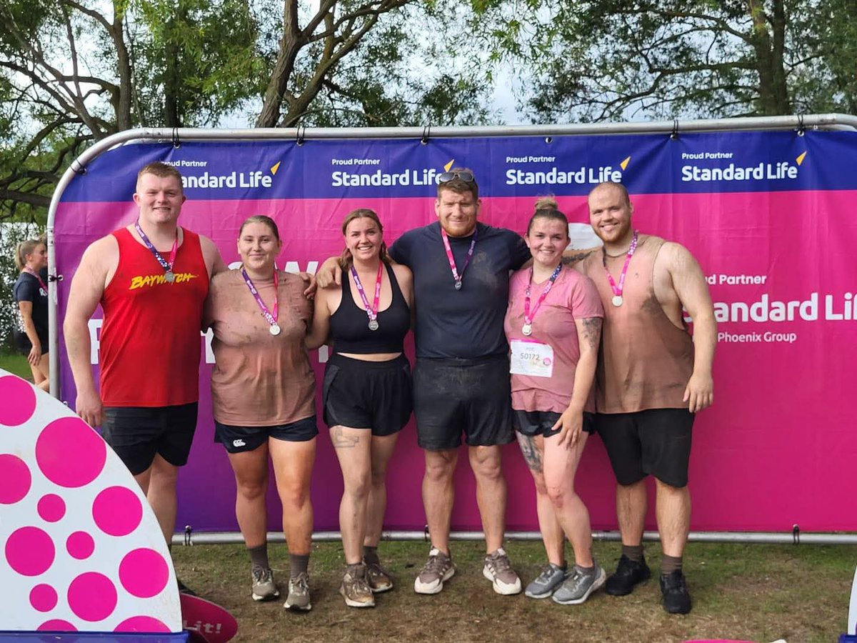 Senior players Charlotte and Owen took on the 5K Pretty Muddy race in Bedford!

They’ve raised nearly £500 (online and offline donations) and there’s still time to donate (link below).

Well done Charlotte and Owen🏃‍♀️‍➡️

fundraise.cancerresearchuk.org/page/charlotte…