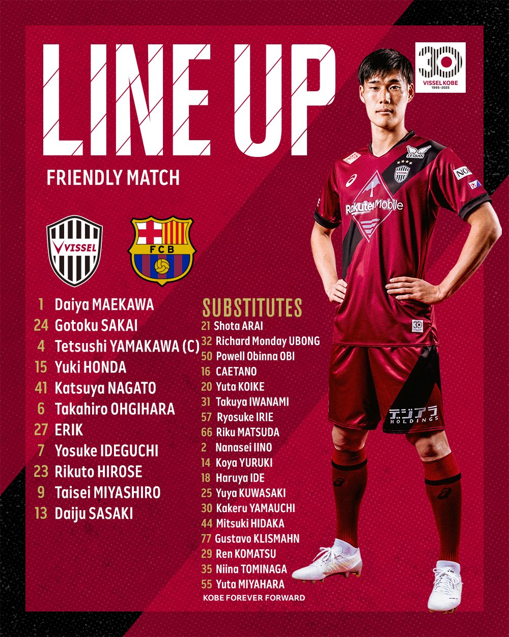 ヴィッセル神戸　バルセロナ ヴィッセル神戸ーFCバルセロナ：初勝利（1-3）