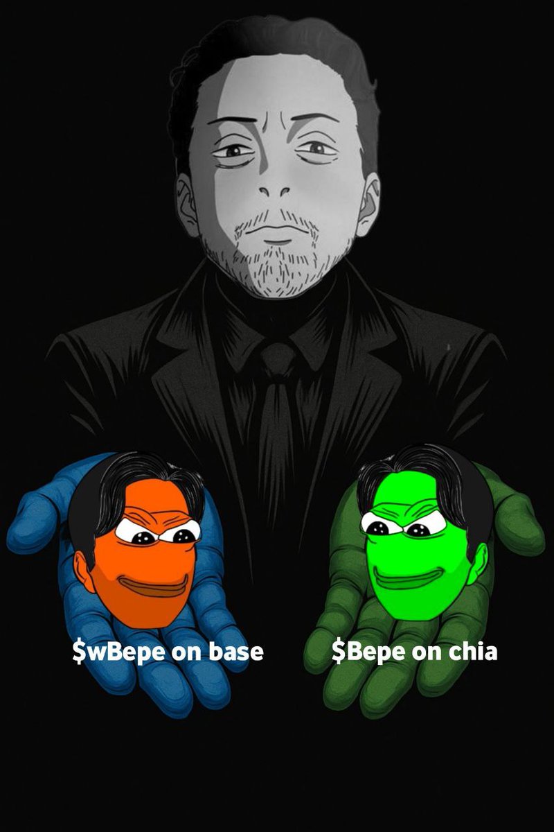 udin_giring25's tweet image. Follow me $BEPE Army...
$BEPE $WBEPE #BEPE #WBEPE
$BEPE on #CHIA Asset ID: ccda69ff6c44d687994efdbee30689be51d2347f739287ab4bb7b52344f8bf1d