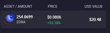 my $6 zora airdrop is now worth $20

idk how you guys do this 9-5 shit