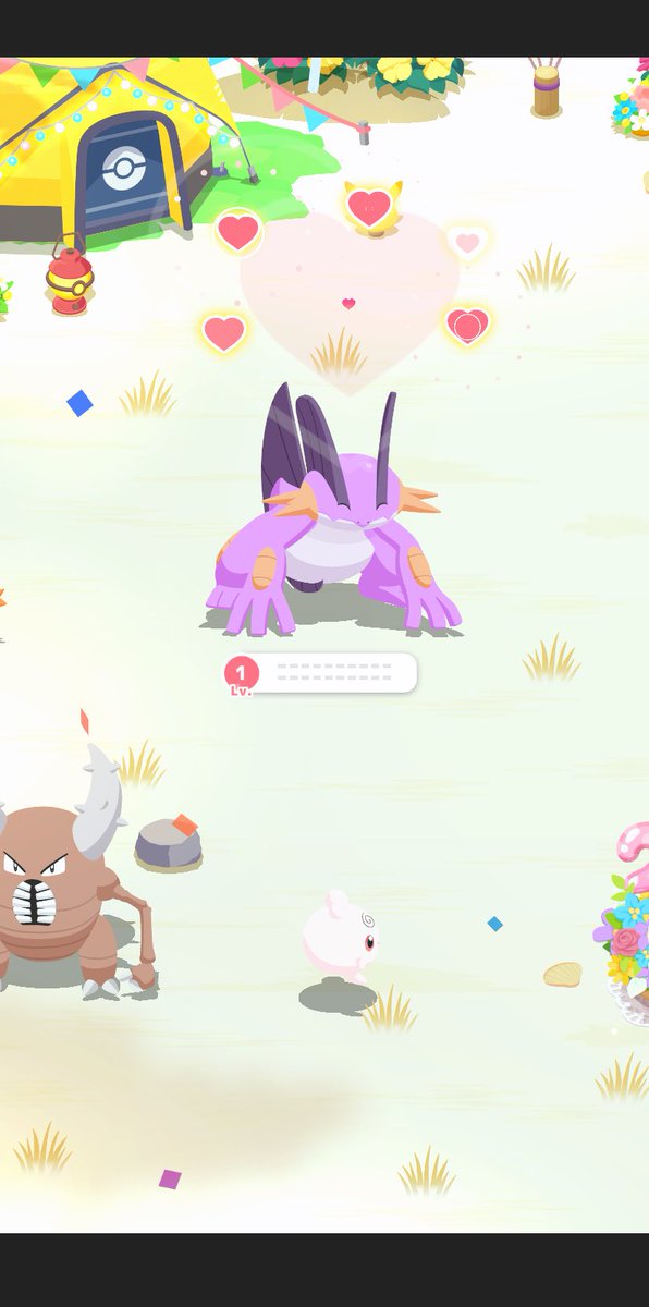 onigiri_pass's tweet image. #ポケスリ2周年をいっしょに 
色違いラグラージ✨
ピンクになる色違いって似合うポケモン多い気がする