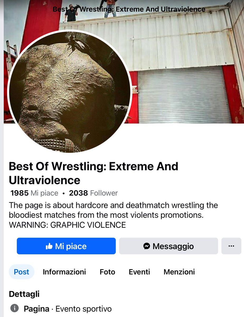 VperVitriol's tweet image. Sempio, “anima rara, ragazzo gentile”

Dal suo FB si sa che ama del wrestling laversione ultraviolenta dei Deathmatch dove sangue e ferite si sprecano

Ricordiamo che AnSe è indagato per omicidio, che ama il combattimento e il neopaganesimo di ultradx
Leggi i miei post

#garlasco