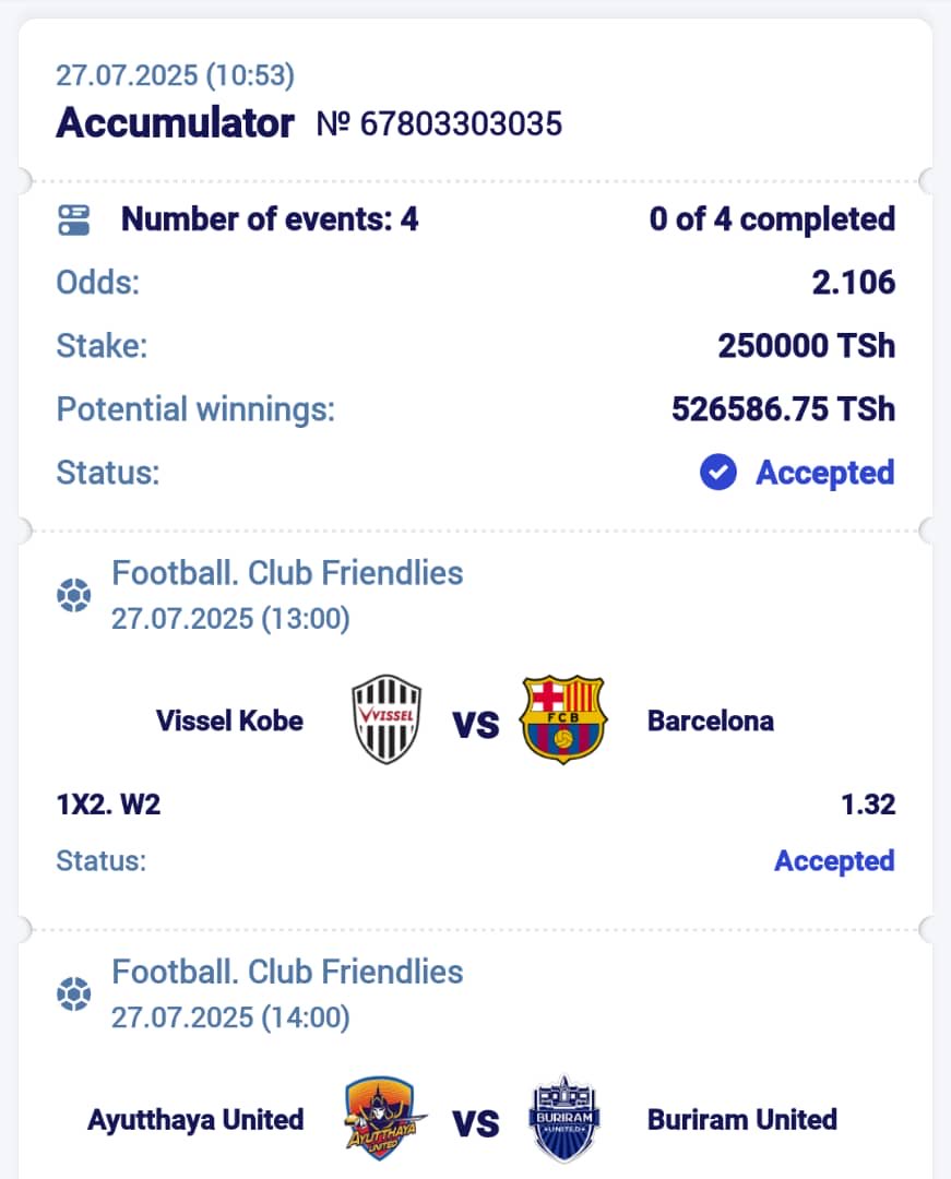 son_noeli's tweet image. FOOTBALL CLUB FRIENDLY GAMES
Kampuni (site) paripesa
Code👉🏿👉🏿👉🏿 TGME3
Hauna account Paripesa 👇🏿
Jisajili: bit.ly/49jdVt6
Promo code: WILLY08
App ya paripesa: paripesa.live/en/mobile
First deposit bonus hadi 380k
MKAMALIA ACC YA PARIPESA MUHIMU.