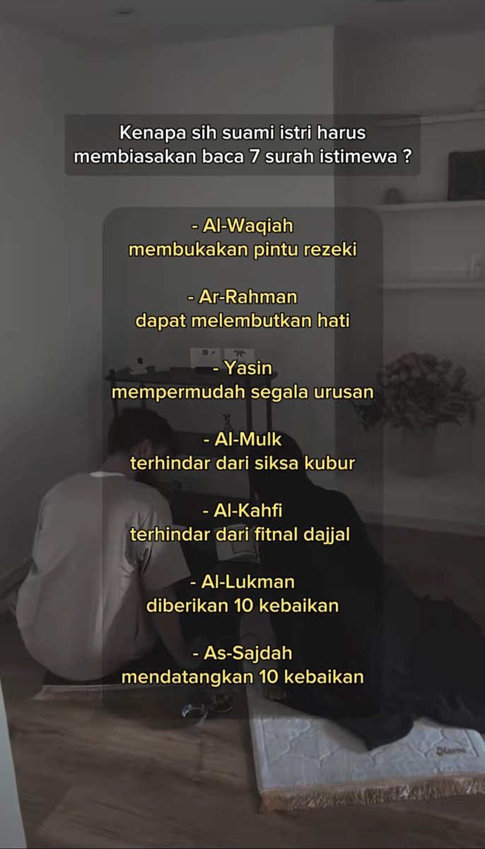 hosgwarts's tweet image. Simple tp susah susah gampang buat rutin ngamalin tiap hari nya 🥺