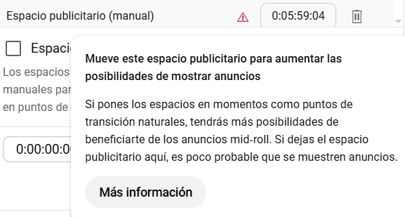Mimi_XXL's tweet photo. ¿Cómo quiere forzar YT un YT premium? Con 30 anuncios en un vídeo de 90min. Habrá quien no mire esto, yo los cambio/borro manualmente, pero me los marca en rojo como "mal posicionados" intentando forzarme a volver a automático. NOT ON MY WATCH. https://t.co/VWEw72mB8Y
