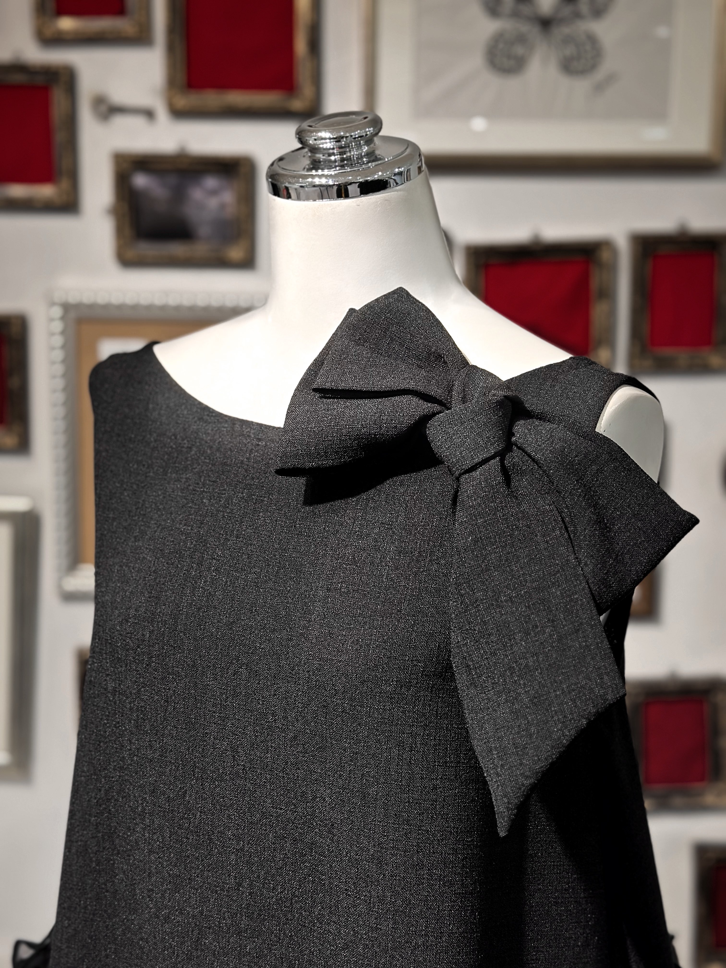 Lサイズタグ付き♥hm後ろリボンワンピースNa+Hエヌエープラスエイチ Na＋H