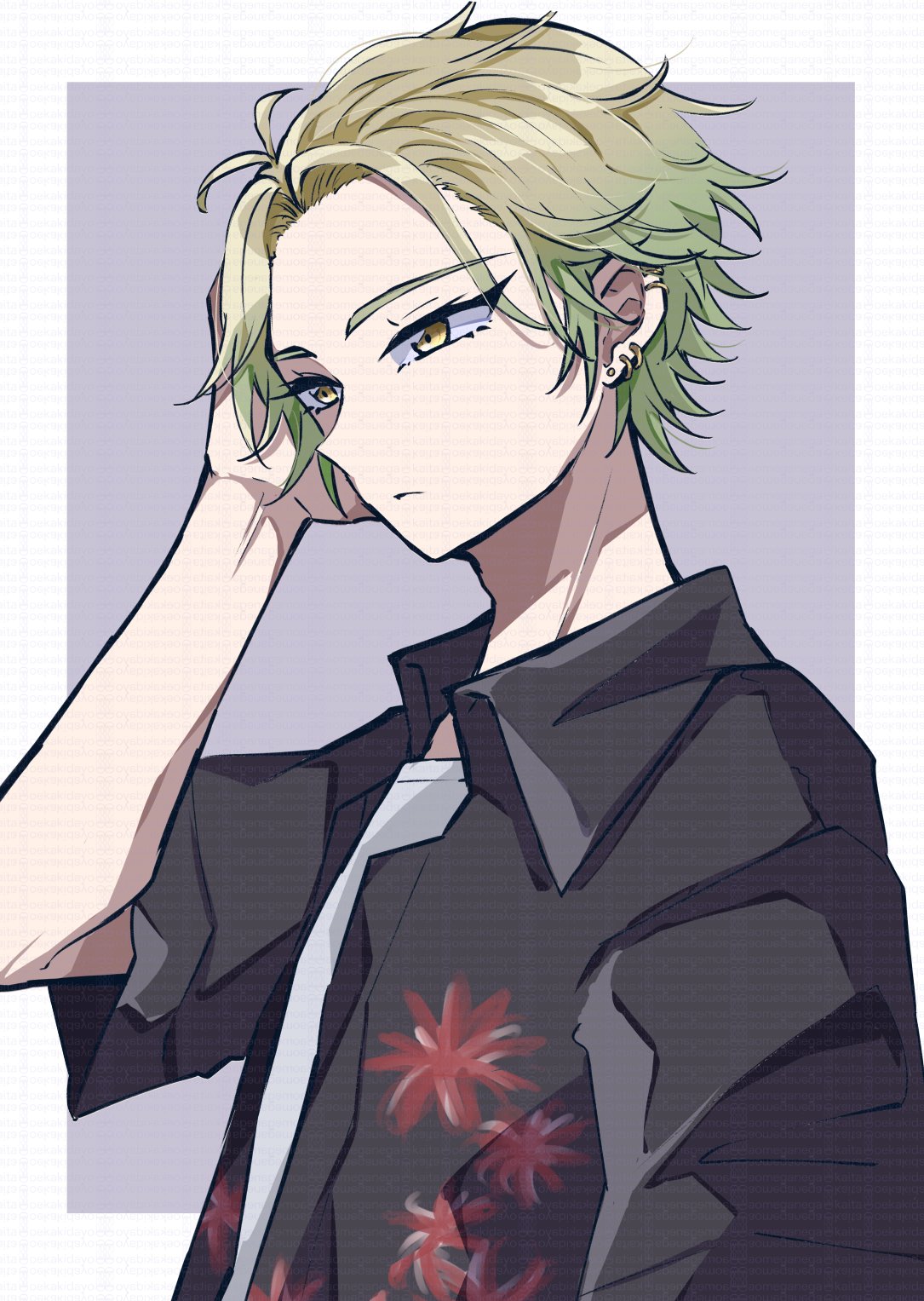 やっこねえ様ご依頼4点赤系、青系、緑系、ピンク系 青眼鏡(仮) (@rosa63104) / X