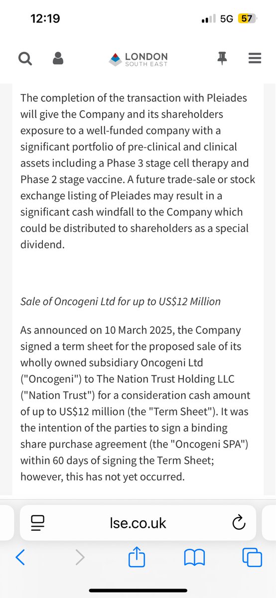 Markcra72819736's tweet image. #ROQ #AEG #EST #MAC #CPAI #TRP #EME #ROCK #UPL #UOG #GST #HEX #GBP #CTAI #OBD #EME #OBF #PREM #COR #NFX #FARN #GFIN #QBT #SML #QED #EME #MSMN #HE1 #GGP #NEO  #GLR #SGCL #VELA  #AFRN #QED #GDR  #MATD #OBD #NYCT ROQ 1 x sale of Lyramid for $10.8m and  Sale of Oncogeni $12m news due