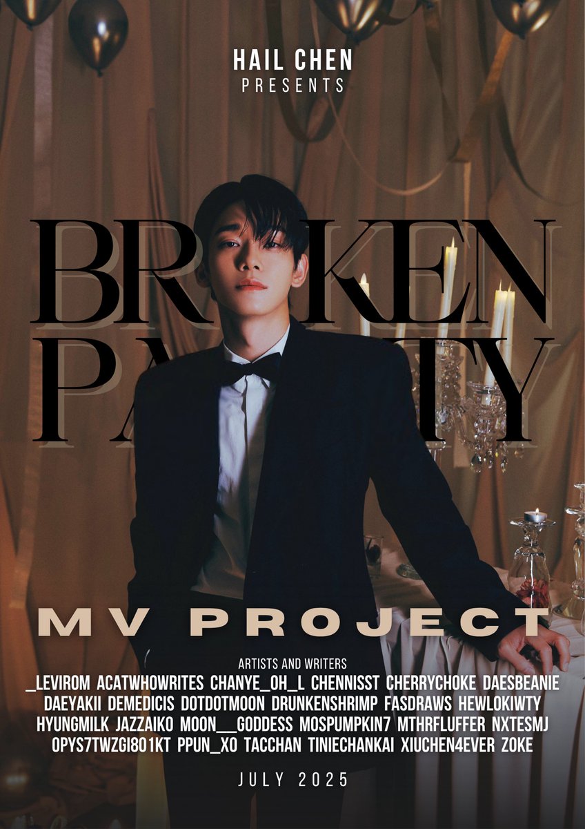 Welcome to my broken party~
Broken Party 💔🎊 MV Project

AO3 collection: ao3.org/collections/br…
Fanart: see QRTs below

Enjoy all fanworks 🫶 Make sure to leave likes, kudos, comments and replies on the artists’ and writers’ works.