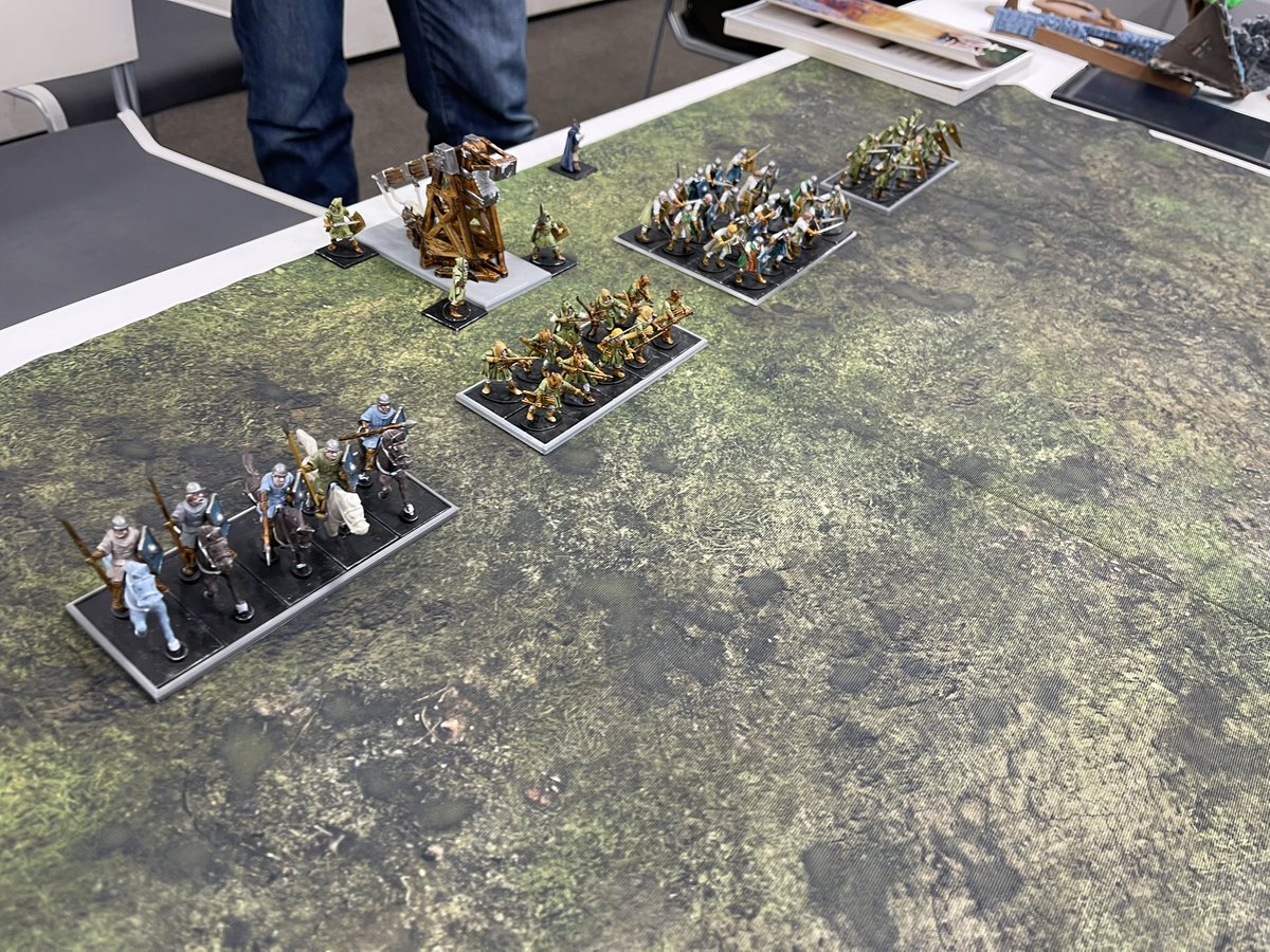 Captain_Y1's tweet image. 裏三鷹ミニチュアゲーム会でやっとオースマークデビューしました。ランク&ファイルのゲームはそれこそ10年以上ぶりとかかもしれない…ゲームはシンプルなのにめっちゃ面白い。
しかしアンデッドは確かに追加ルール案件だわこれ
#オースマーク