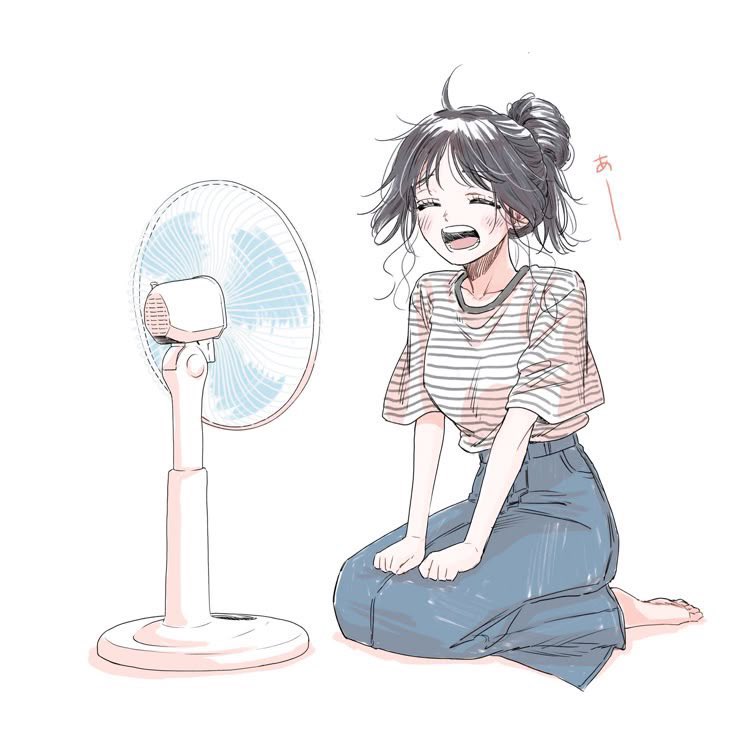 扇風機に向かって｢あーーー｣って言ってる薫子ちゃん可愛すぎる…